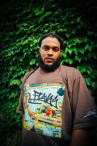 FLAVAZ Brown Tee
